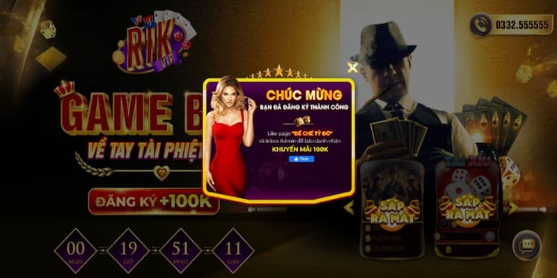 Hướng dẫn cách nhận khuyến mãi tại Rikvip